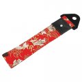 1 Set Car Tow Strap Ancient Japanese Element Trailer Belt With Combination Of Carp Pattern Rope Hook Fit For Decorative Red 