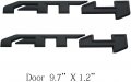 3pack 2019-2023 At4 Emblems Sierra 3d Badge Nameplate Decal With Strong Adhesive 85002068 Compatible Canyon 1500 2500hd 3500hd