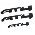3pack 2019-2023 At4 Emblems Sierra 3d Badge Nameplate Decal With Strong Adhesive 85002068 Compatible Canyon 1500 2500hd 3500hd