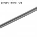 Uxcell Edge Trim Seal Grey Pvc Plastic U Channel Protector Fits 1 64 16 3 Feet Length