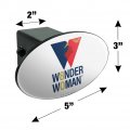 Wonder Woman 80th Logo Oval Tow Trailer Hitch Cover Plug Insert