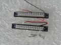 Gcd 2-6 Led Light Bars 12 Bright Clear Lens Red S Works As A Stop Or Running 