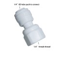 Yzm 1 4 Tube To Female Npt Connector For Drinking Water Filter Ro Reverse Osmosis Quick-connect Fittings Pack Of 10