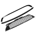 Glossy Black Front Hood Grille Surround Cover Trim Kits For R55 R56 R57 R58 R59 S Jcw Performance Upgrade Sports Car