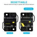 100 Amp Fuse Holders Audio Circuit Breaker Reset Inverter 12v-48v Dc Holder Replace Fuses With Reset Button For Automotive