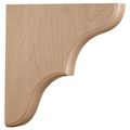 Ekena Millwork Bktw02x08x08strw Stratford Wood Brackets 1 3 4 W X 7 D 2 H Rubberwood 