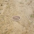 Premium 3 Inch Tan Outdoor Round Flat Drain Grate Cover Fits All Sewer Pipe Fittings Also Triple Wall Corrugated Landscape Tan 