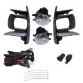 Fog Light Lamp Assembly Passenger And Driver Side Replacement For Sienna Base L Le Se Xle Limited 2018-2019 With Bulbs Front