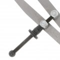 Tiuimk Quick-adjust Spacing Compasses Tool Diy Edger For Crossed Sideline Regulation