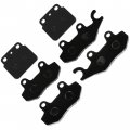 Caltric Front Rear Brake Pads Compatible With Suzuki Ltr450 Lt-r450 Quadracer 450 2006 2007 2008 2009-2014