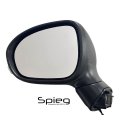 Spieg Fi1320104 Driver Side Mirror Replacement For Fiat 500x 2016-2020 Power Heated Turn Signal Manual Fold Paintable Black