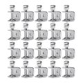 Stainless Steel C-clamp 0 55 Inch 20mm Wide Jaw Opening 0-14mm Clamping Range For Woodworking Welding Building Household Mount 