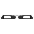 Hecasa Fog Light Bezel Bracket For 2012 Honda Civic Base Dx Ex-l Ex Gx Hf Lx Si Sedan Front Bumper Cover Kit Replacement