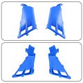 Gas Tank Side Covers With Grill 2gu-23391-80-00 Replacement For Yamaha Banshee 350 Yfz350 1987-2006 Blue Plastic