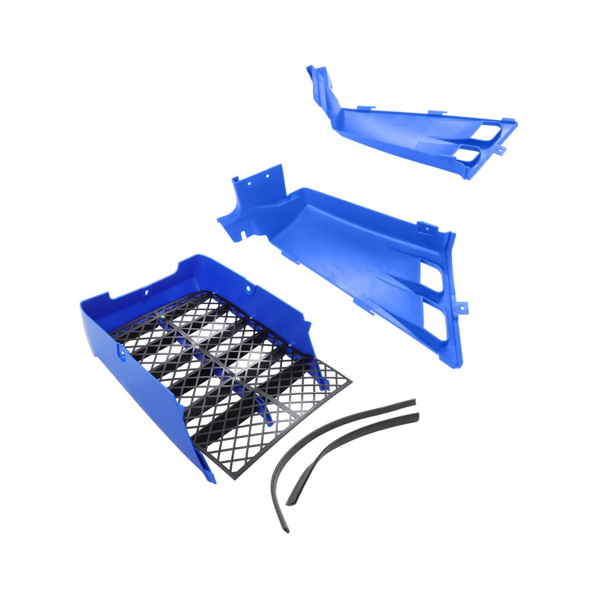 Gas Tank Side Covers With Grill 2gu-23391-80-00 Replacement For Yamaha Banshee 350 Yfz350 1987-2006 Blue Plastic