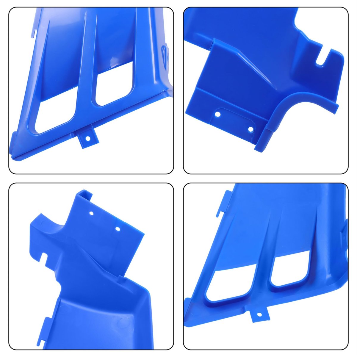 Gas Tank Side Covers With Grill 2gu-23391-80-00 Replacement For Yamaha Banshee 350 Yfz350 1987-2006 Blue Plastic