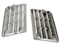 Corvette Side Fender Vent Louver Grille Chrome