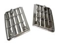 Corvette Side Fender Vent Louver Grille Chrome