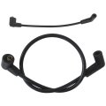 2-pack Spark Plug Wire Set For John Deere P216 P218 P220 P224 316 318 420 Tractors 25cm 55cm Copper Rubber 