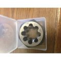 1 3 8 -6 Left Hand Carbon Steel Hexagonal Re-threading Die 