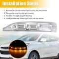 X Autohaux Car Led Front Left Side Mirror Turn Signal Light 87614-2s200 For Hyundai Tucson 2010 2011 2012 2013 Ix35 2014
