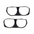 Headlight Bezel Pair For Dodge Challenger 2015 2016 2017 Black Driver And Passenger Side Replaces Ch2510101 Ch2511101 