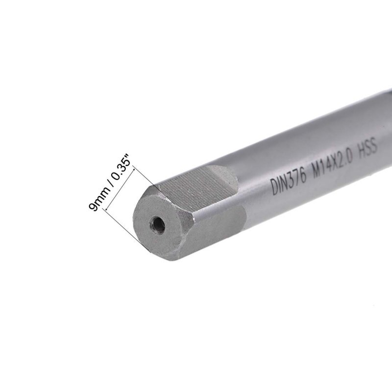 M14 X 2 Spiral Point Threading Tap H2 Tolerance High Speed Steel Ticn Coated Round Shank With Square End Din371 376 Metric