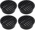 Nds Plastic Round Grate 4 Pack 4-inch 