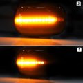 X Autohaux 1 Pair Side Marker Turn Signal Light No 81730-02040 81731-02040 For Toyota Avensis Pre-facelift Pre-lci T250