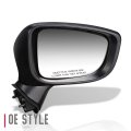 Ma1321183 Factory Style Passenger Right Side Mirror Manual Folding Power Adjust Compatible With Mazda 3 17-18 Paint To Match