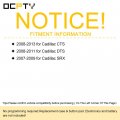 Ocpty 2 Key Fob Shells Case For Cadillac Cts Dts Srx 2007-2013