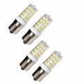 Hqrp 4-pack 110v E17 Dimmable Led Light Bulb Cool White Compatible With Lg 6912w1z004b Microwave Replacement