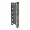 Adjustable C Channel Lunette Ring Bracket For Trailer Coupler 11-3 4 Inch 2 Bolt Pattern 6 Hole 5-position 