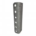 Adjustable C Channel Lunette Ring Bracket For Trailer Coupler 11-3 4 Inch 2 Bolt Pattern 6 Hole 5-position