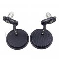 Httmt 1pair 7 8 22mm Aluminium Motorcycle Round Rear View Handle Bar End Side Mirrors