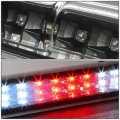 Auto Dynasty Pair Black Housing Amber Corner Headlights With Led Running Light Bundle Clear Lens Center High Mount Third Brake