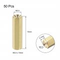 Uxcell M2 5x15mm Female-female Hex Brass Pcb Motherboard Spacer Standoff For Fpv Drone Quadcopter Computer Circuit Board 50pcs