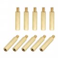 M6x35mm 8mm Male Female Brass Hex Pcb Motherboard Spacer Standoff For Fpv Drone Quadcopter Computer And Circuit Board 10 Pieces 