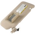 Sun Visor Fit For 2005-2008 Hyundai Sonata With Sunroof Left And Right Sides Beige