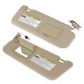Sun Visor Fit For 2005-2008 Hyundai Sonata With Sunroof Left And Right Sides Beige