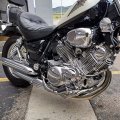 Kuafu Black Motorcycle Battery Panel Cover Fairing Left Right Side Compatible With Yamaha 1984-up Xv 700 750 1000 1100 Virago