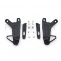Hongk- Black Rear Passenger Foot Pegs Bracket Compatible With Cbr600rr Cbr Rr 2003 2004 B01c0sttb0