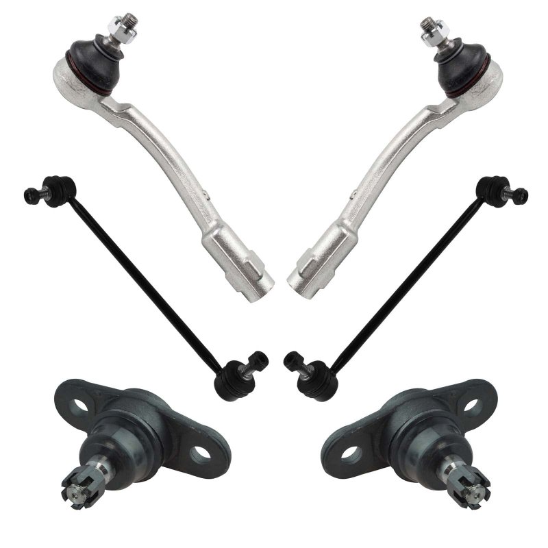 Front Steering And Suspension Kit For 2006 2011 Kia Rio Rio5 Psa32886 With Ball Joints Outer Tie Rods Sway Bar Links