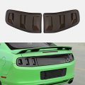 Linskip Tail Light Lamp Cover Guard Trim Frame Bezels Decoration Accessories For 2013 2014 Ford Mustang Black 