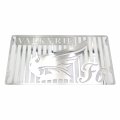 Stainless Radiator Grille Guard Cover Protector For Valkyrie Gl1500 Chrome Steel 14 75 In X 7 Protective 