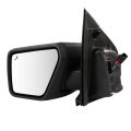 Tow Mirror 2021-2024 Ford For F150 Pickup Truck With Power Adjusted Heated Turn Singal Light Puddle Bilnd Spot Black Cap