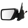 Tow Mirror 2021-2024 Ford For F150 Pickup Truck With Power Adjusted Heated Turn Singal Light Puddle Bilnd Spot Black Cap 
