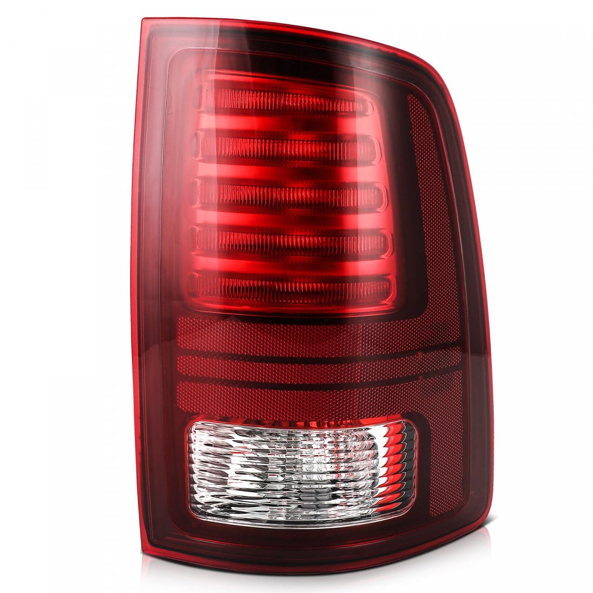 Tail Light Assembly For Ram 1500 2500 3500 2013 2014 2015 2016 2017 2018 Passenger Side Right Chrome Housing Red Lens Oe