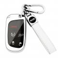Jeep Key Fob Cover With Keychain Soft Tpu Protective Case For Grand Cherokee Renegade Chrysler 200 300 Dodge Ram Durango 