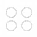 X Autohaux 10pcs M16 Silver Tone Oil Drain Plug Gaskets Replacement No 07119963252